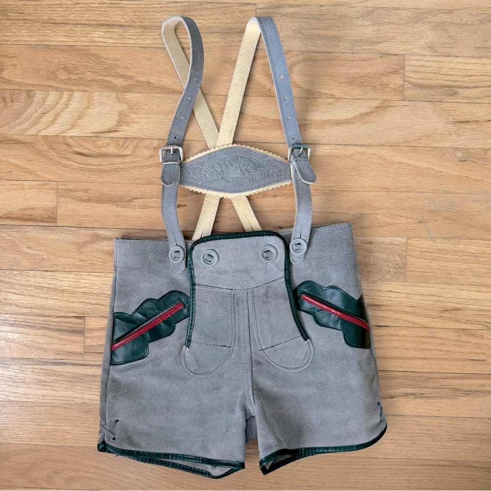 🥨 EUC Adorable Little Kid Lederhosn • Sz 3
